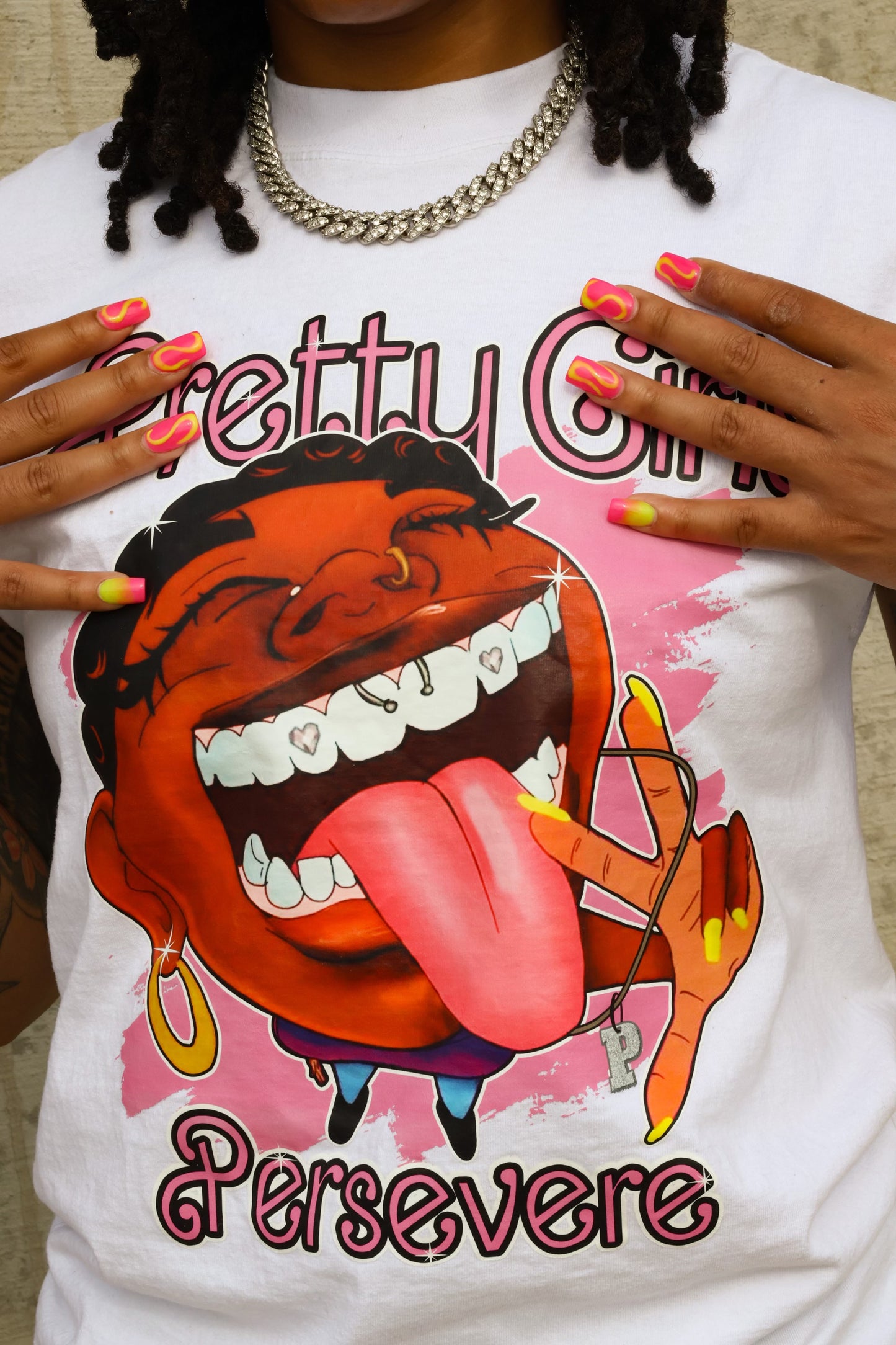 "PRETTY GIRLS PERSEVERE"